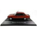 PEUGEOT 504 GR TN 4-türige Limousine, Baujahr 1985, Metallic-Orange, verkauft in Blisterverpackung