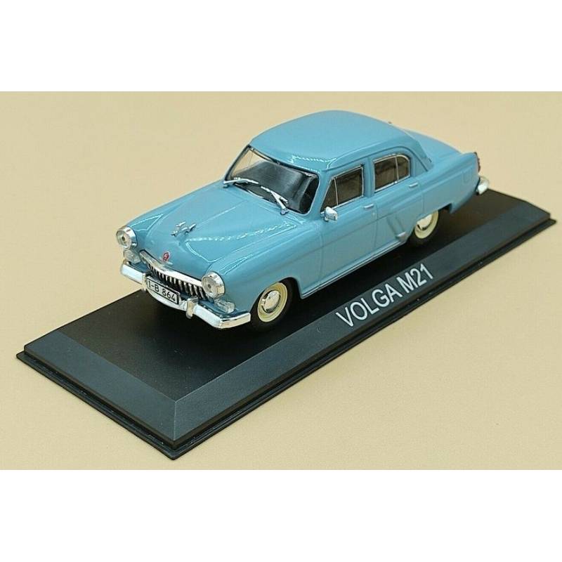 VOLGA M21 1959 blaue 4-türige Limousine, verkauft in Blisterverpackung