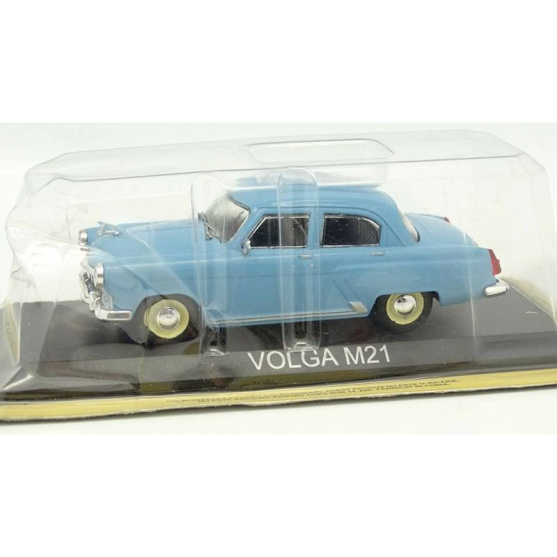 VOLGA M21 1959 blaue 4-türige Limousine, verkauft in Blisterverpackung