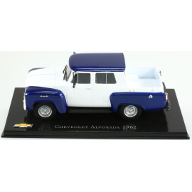 CHEVROLET Alvorada Pickup mit Doppelkabine, Baujahr 1962, blau und weiß