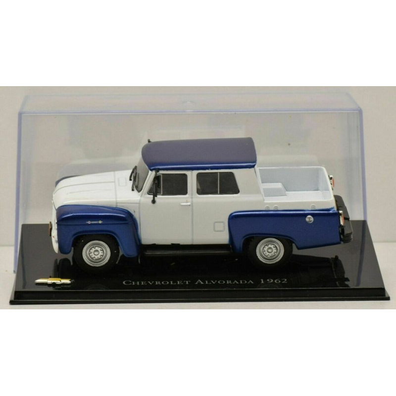 CHEVROLET Alvorada Pickup mit Doppelkabine, Baujahr 1962, blau und weiß