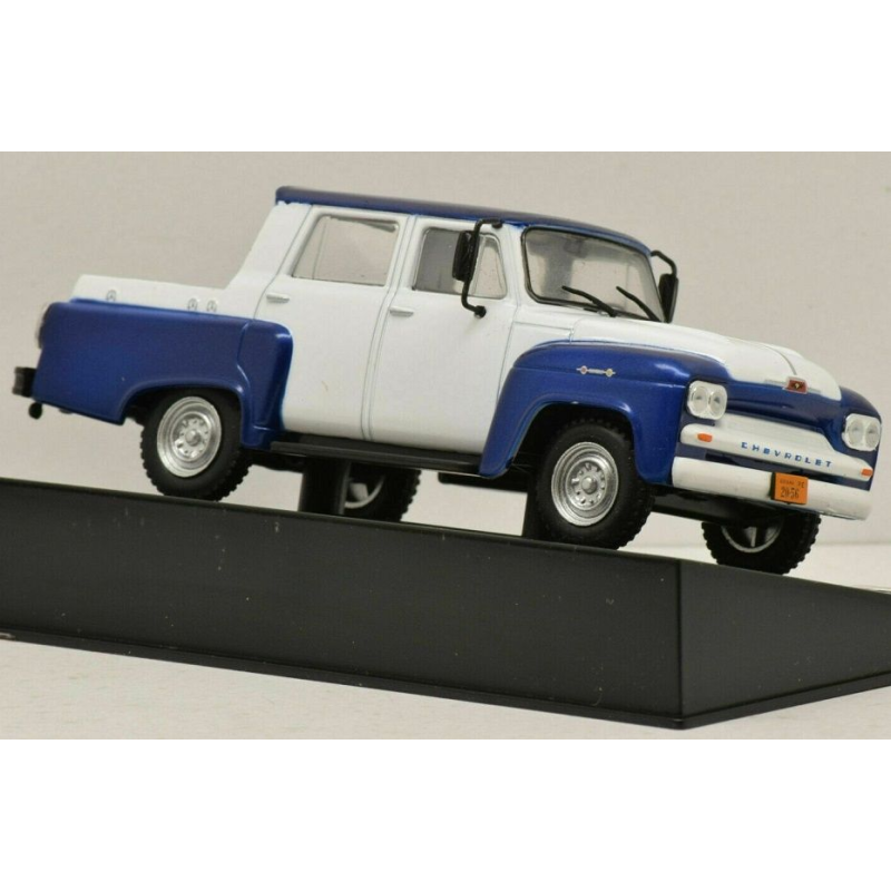 CHEVROLET Alvorada Pickup mit Doppelkabine, Baujahr 1962, blau und weiß