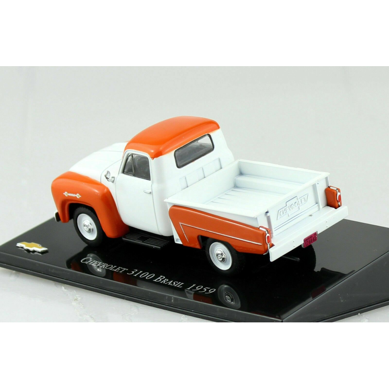 CHEVROLET 3100 Brasilien 1959, orange-weißer Pickup