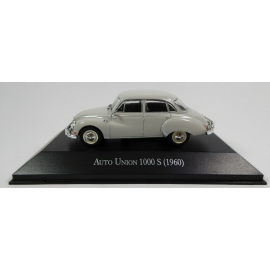 AUTO UNION 1000S 1960, graue viertürige Limousine, verkauft in Blisterverpackung