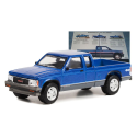 GMC Sonoma 1991 blau aus der VINTAGE AD CARS-Serie in Blisterverpackung