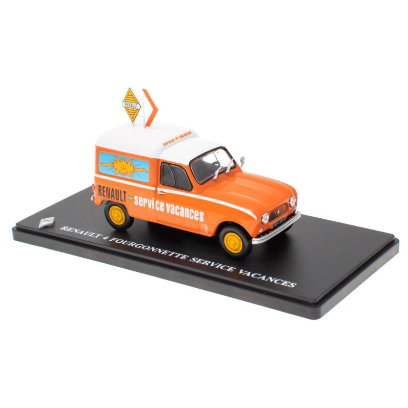 RENAULT 4 van Service Urlaub orange