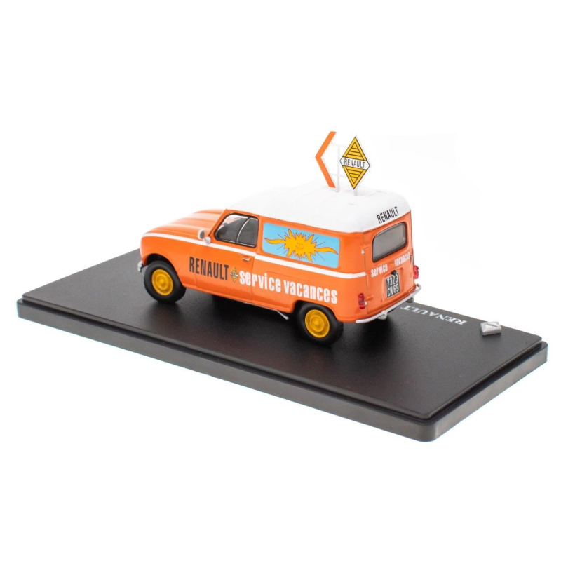 RENAULT 4 van Service Urlaub orange