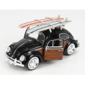 VOLKSWAGEN Käfer 1966 Schwarz mit Surfbrett