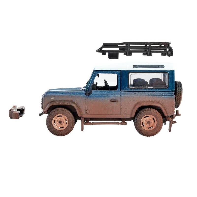 Land Rover Defender im schlammigen Stil