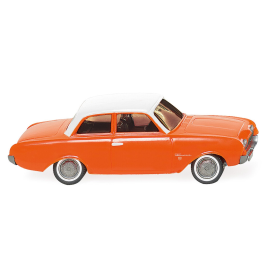 FORD 17M Orange mit weißem Dach