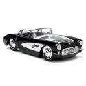 CHEVROLET Corvette mit WOLFMAN Black Figur 1957