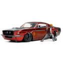 FORD Mustang Shelby GT500 mit STAR LORD Figur Guardians of the Galaxy 1967