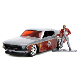 FORD Mustang Fastback mit Star Lord Figur 1969 GUARDIANS OF THE GALAXY Miniatur 