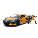 CHEVROLET Corvette Stingray mit WOLVERINE 2020 MARVEL X-MEN Figur