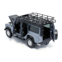 LAND ROVER Defender 110 grau mit Geräuschen und Lichtern