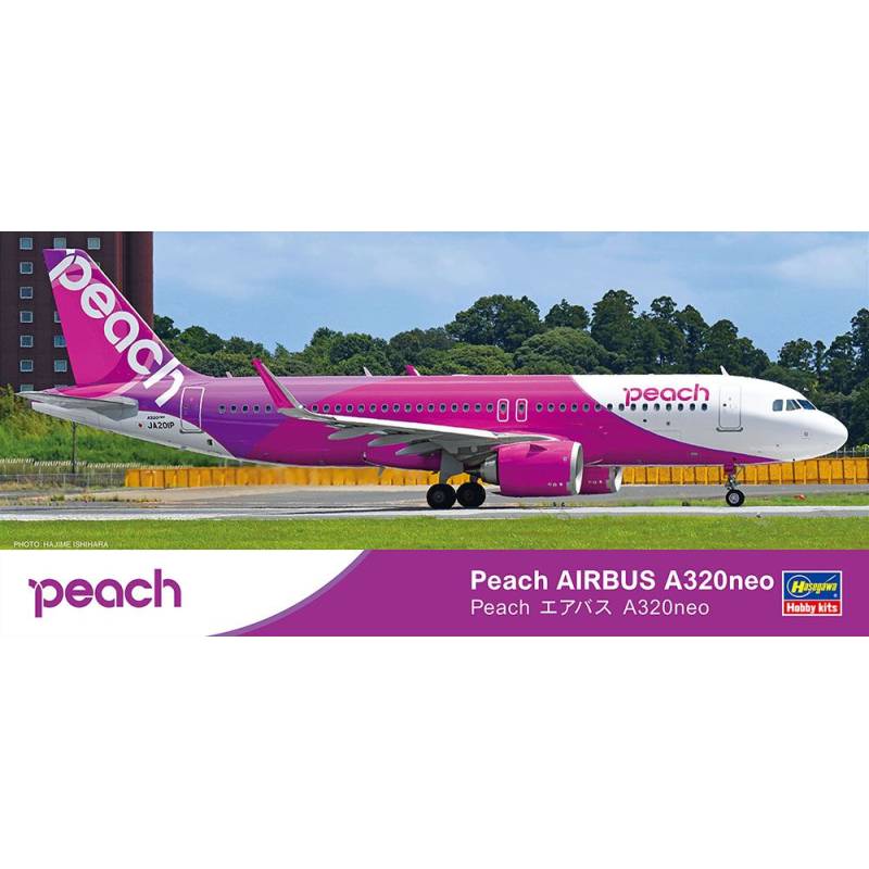 Airbus A320neo PEACH zum Zusammenbauen und Bemalen