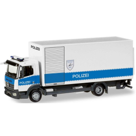 MERCEDES BENZ Atego Starraufbauträger 4x2 Hamburger Polizei Modellbau 