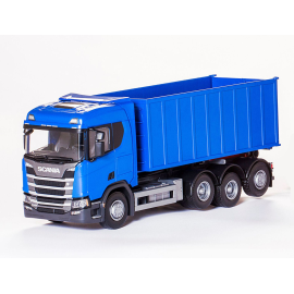 SCANIA CR 8x4 blau Modellbau 