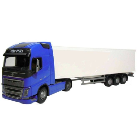 VOLVO FH16 750 Globettrotter XL 4x2 blau mit 3-Achs-Anhänger Modellbau 