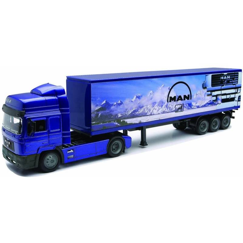 MAN F2000 LKW mit 3-Achs-Anhänger Lastwagenminiatur