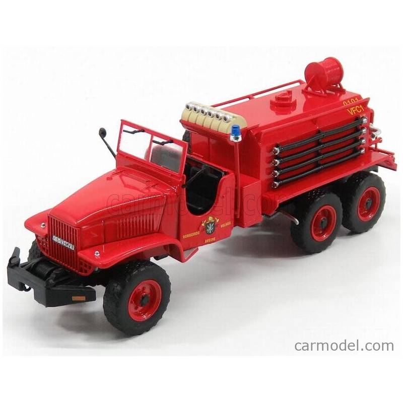 GMC CCKW 353 Feuerwehrleute aus Portugal Feuerwehrfahrzeug-Miniatur 