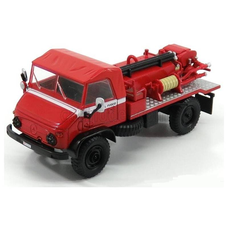 UNIMOG 404 Feuerwehrleute aus Italien Feuerwehrfahrzeug-Miniatur 