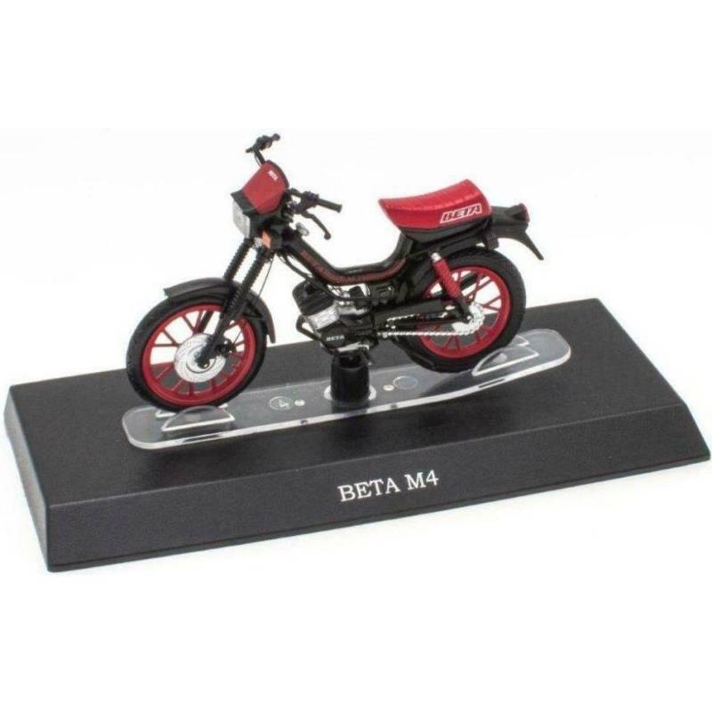 BETA M4 schwarz-rotes Moped Modellbau 