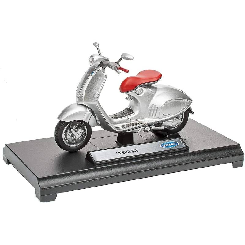 VESPA 946 2014 Silber Motorrad-Miniatur