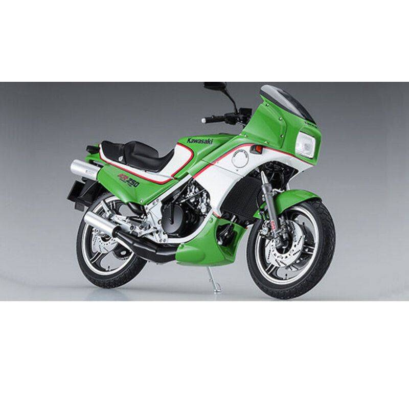 KAWASAKI KR250 Motorrad zum Zusammenbauen und Lackieren Modellbau 