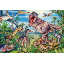 60-teiliges Puzzle „Unter den Dinosauriern“. Puzzle