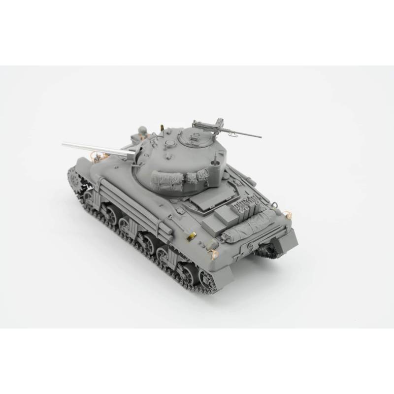 BORDER MODEL: 1/35; Sherman M4A1 Mid production with PE, metal barrel, 3D light guards and stowage Militär Modellbau