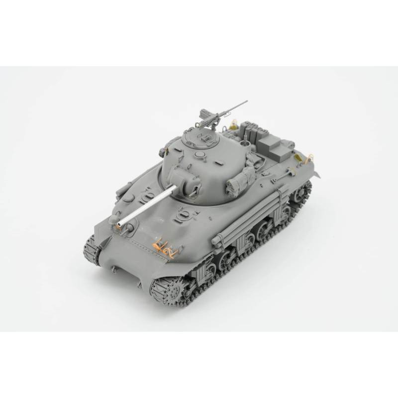 BORDER MODEL: 1/35; Sherman M4A1 Mid production with PE, metal barrel, 3D light guards and stowage Militär Modellbau