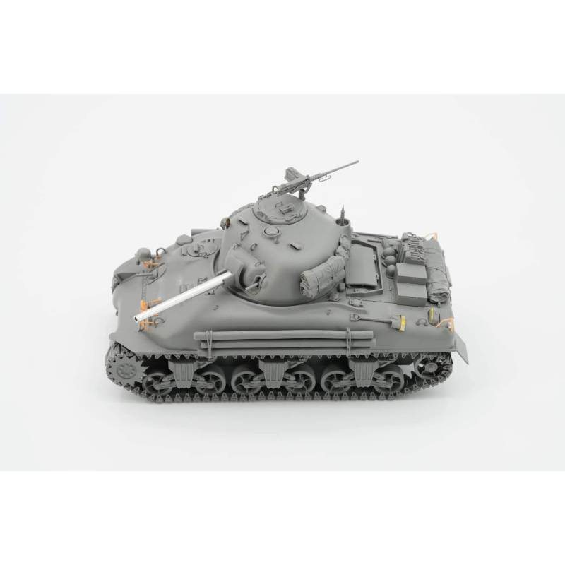 BORDER MODEL: 1/35; Sherman M4A1 Mid production with PE, metal barrel, 3D light guards and stowage Militär Modellbau