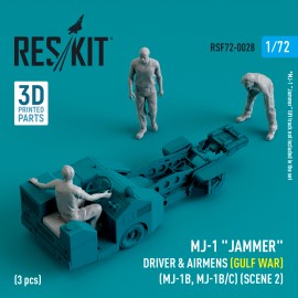 MJ-1 'Jammer' Driver & airmen (Gulf War) (MJ-1B, MJ-1B/C) (scene 2) (3 pcs) (3D-Printed)