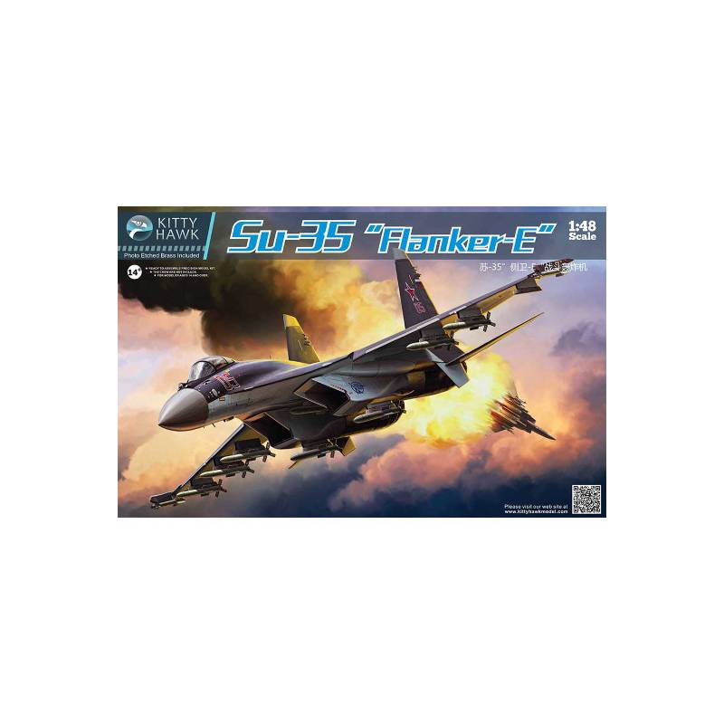 Plastic model aircraft Sukhoi Su-35 "Flanker E" 1:48