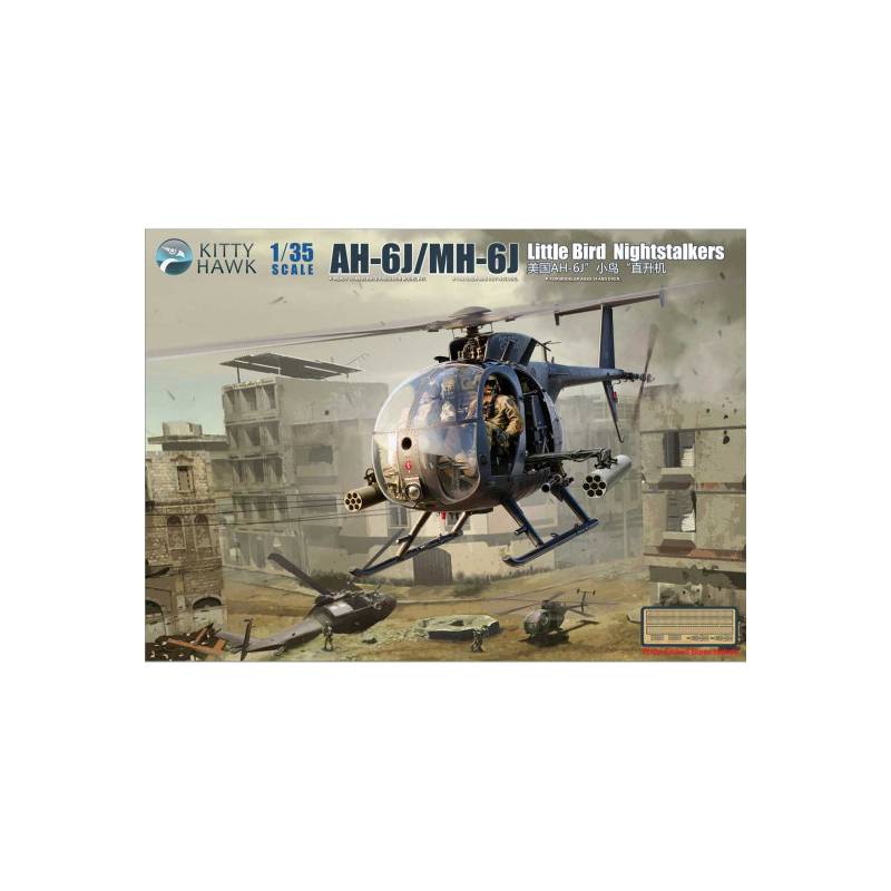 Plastic model of helicopter AH-6J / MH-6J LITTLE BIRD NIGHTSTALKERS 1:35