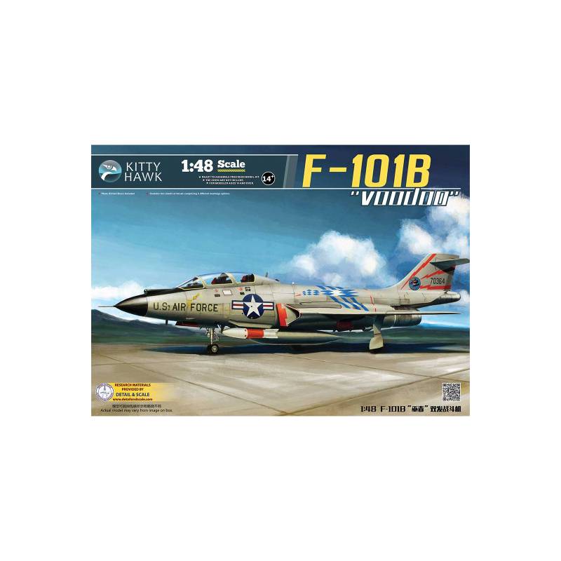 Plastic model aircraft F101 B/RF-101 B VOODOO 1:48