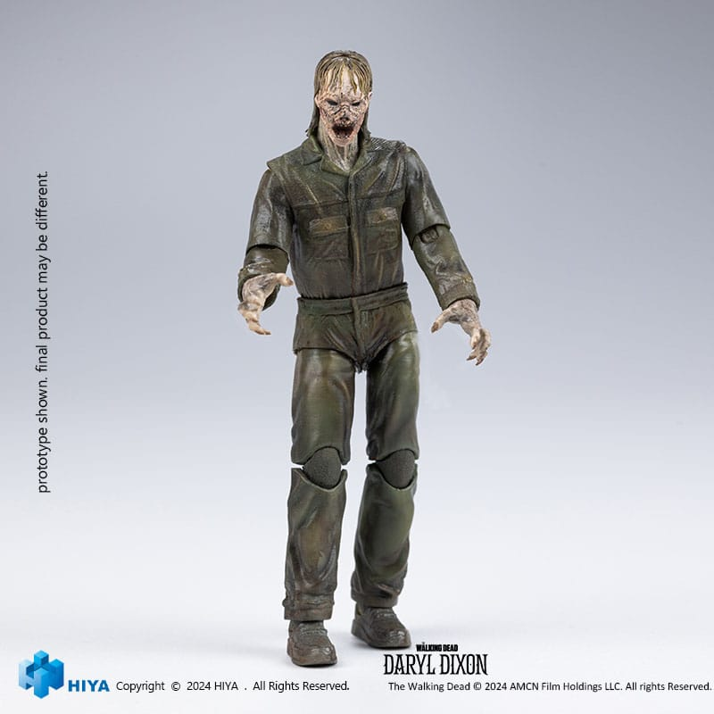 The Walking Dead figure 1/18 Exquisite Mini Daryl Dixon Dark Eyes Walker 11 cm