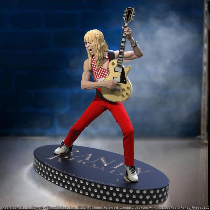 Randy Rhoads IV statuette Rock Iconz The Early Years Red Version 24 cm