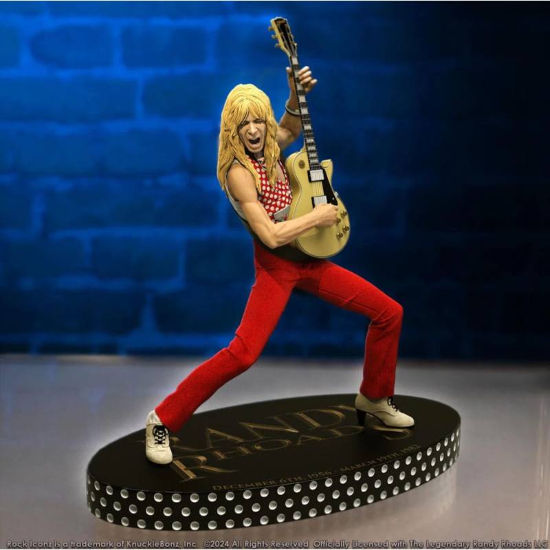 Randy Rhoads IV statuette Rock Iconz The Early Years Red Version 24 cm