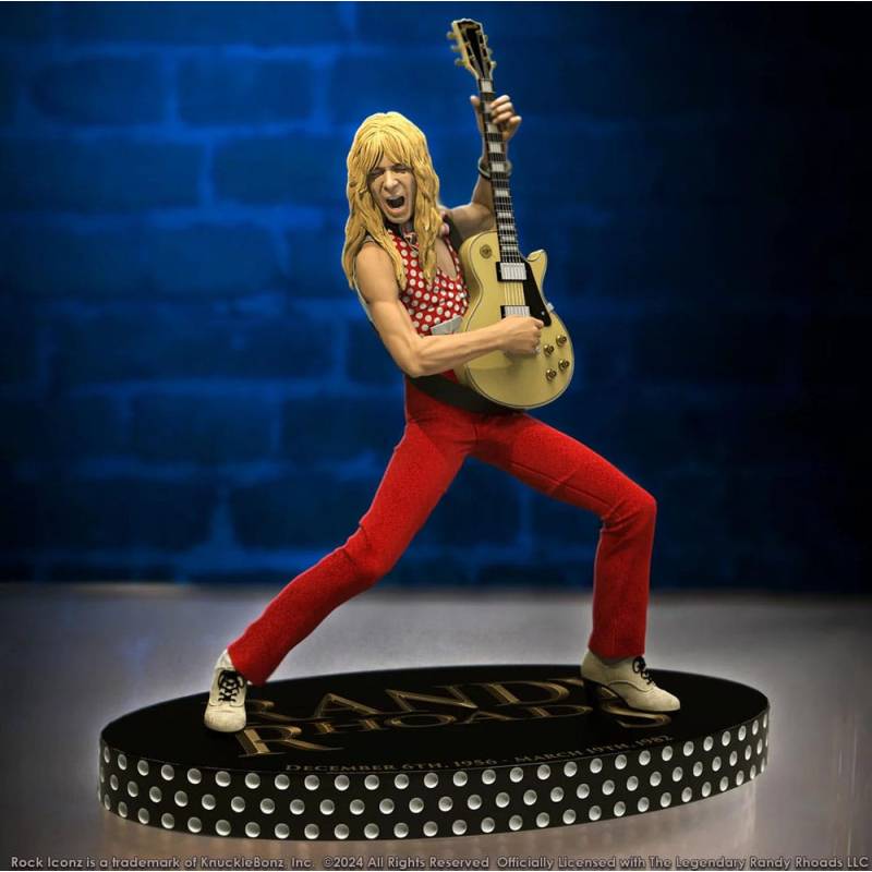 Randy Rhoads IV statuette Rock Iconz The Early Years Red Version 24 cm