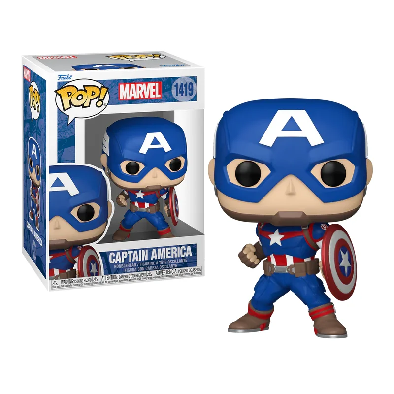 MARVEL NEW CLASSICS - POP Marvel N° 1419 - Captain America Pop Figur 