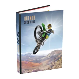 Diary 2024-2025 320 Pages Moto Cross 12X18cm 