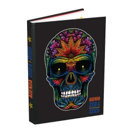 Agenda 2024-2025 320 Pages Sugar Skull 12X18cm 