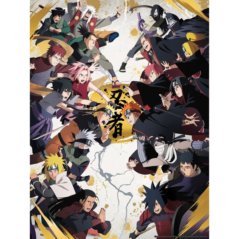 Naruto Shippuden Golden Poster Characters 