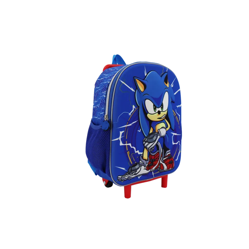 Sonic Prime Junior Trolley Backpack 3D 36x25x14cm Taschen