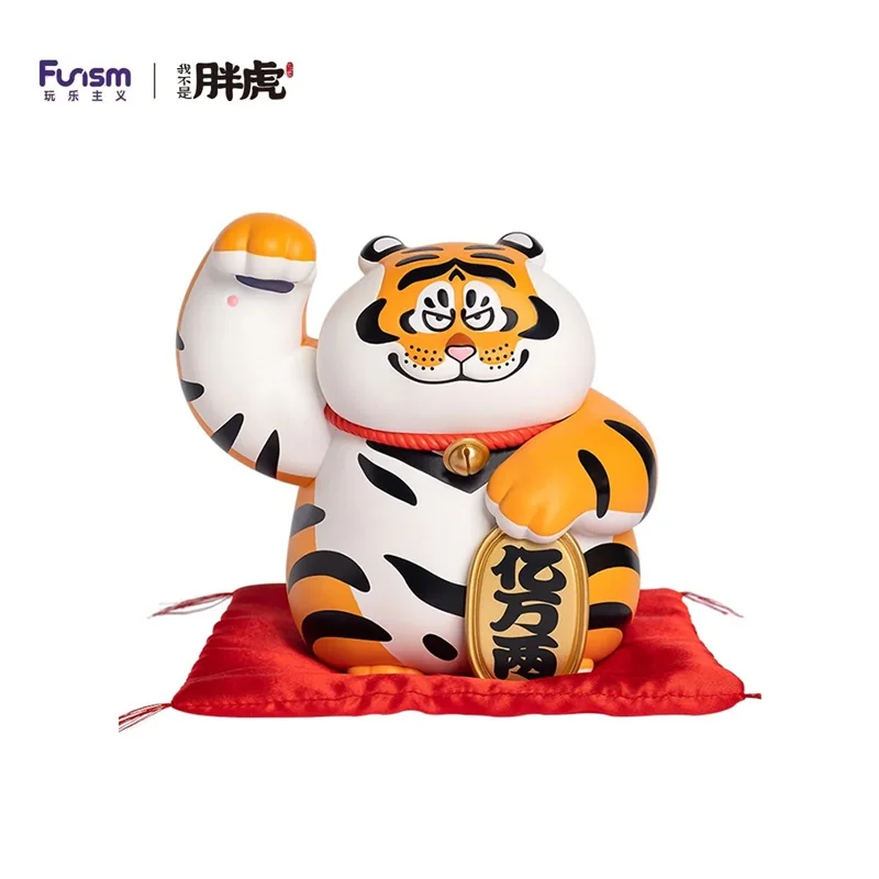 Alexander The Fat Tiger Maneki Neko Fortune Power 20cm Figuren