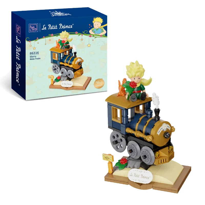 The Little Prince Pantasy Skatekart Series Starry Ride Train 15.8 cm Building Set 