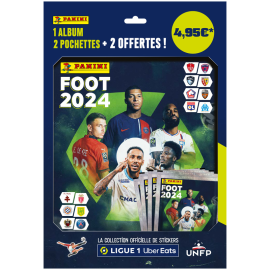 Panini Football 2024 Ligue 1 Uber Eats Stickers Album 4 Pockets 