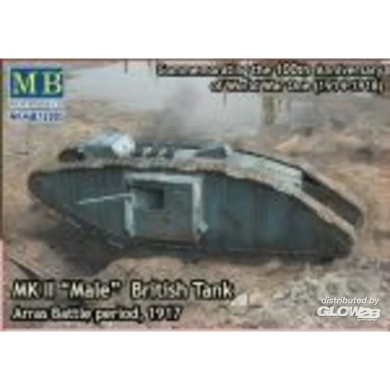 Mk II Male British tank.Arras Battle per Modellbausatz 